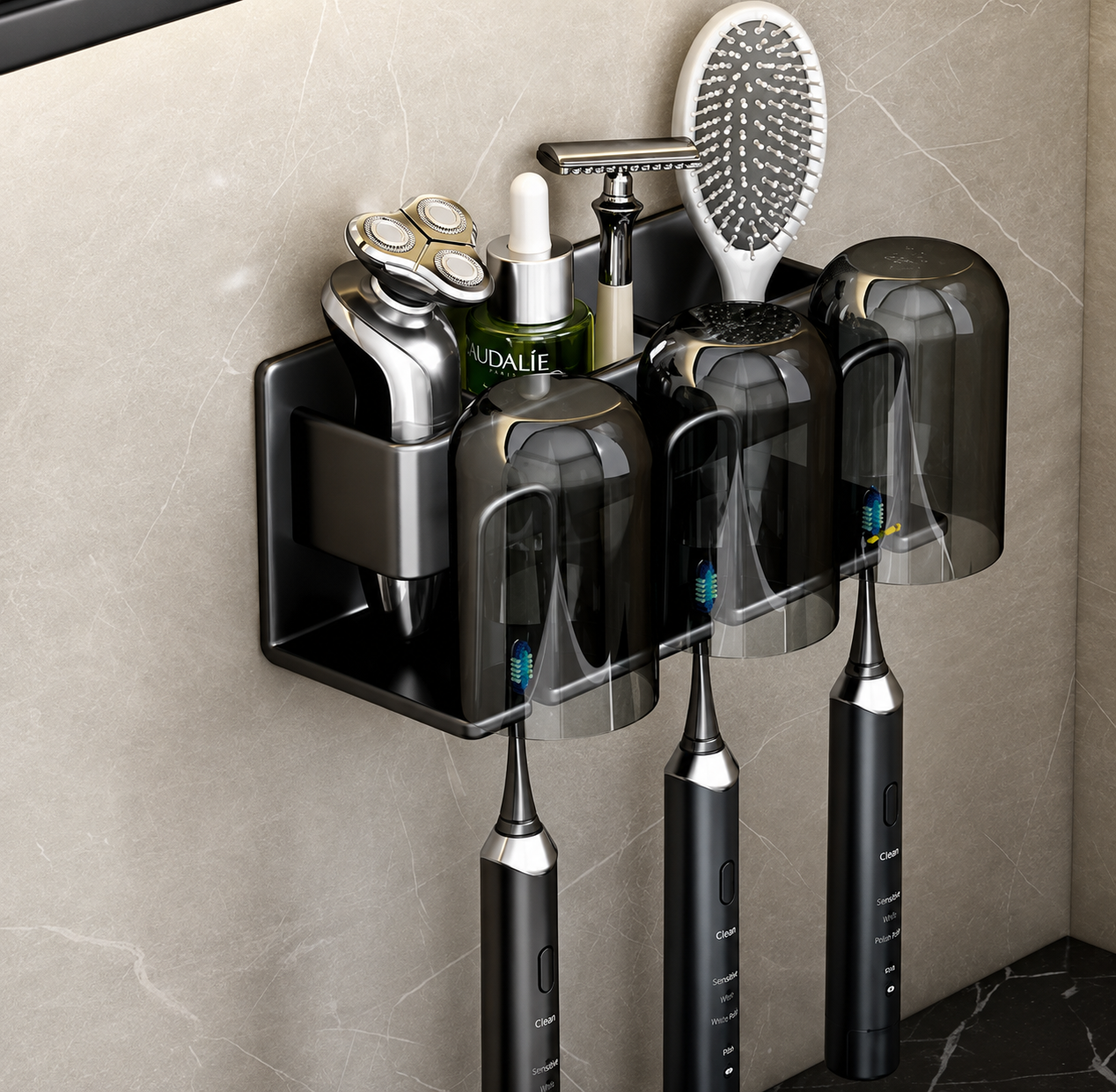 Halden No-Drill Wall Rack