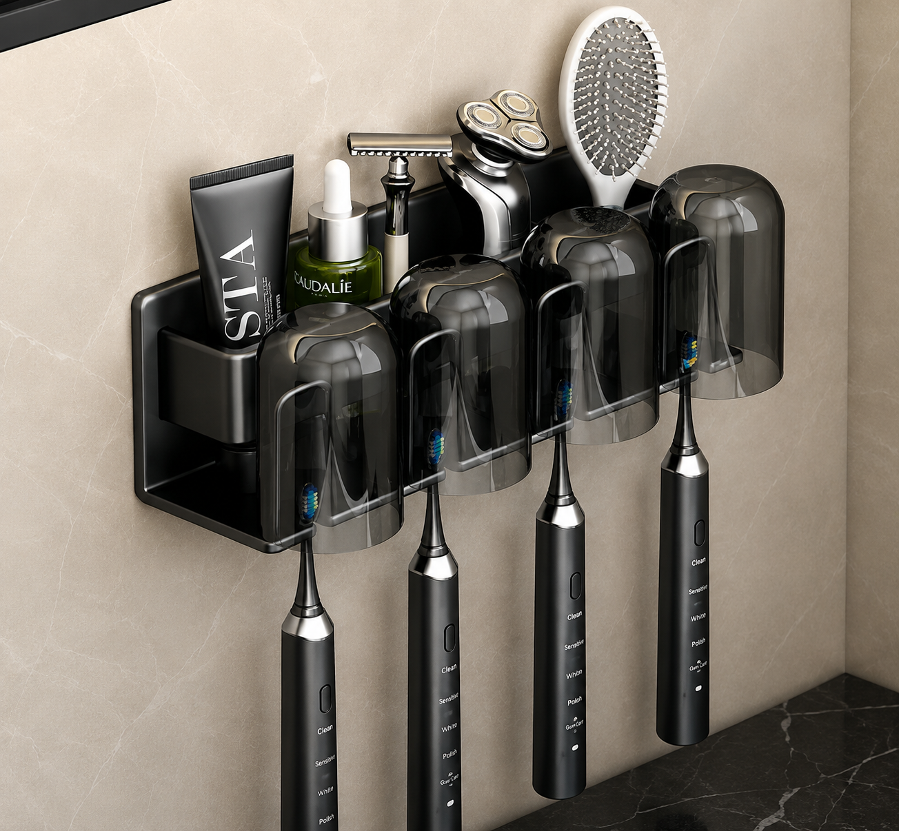 Halden No-Drill Wall Rack