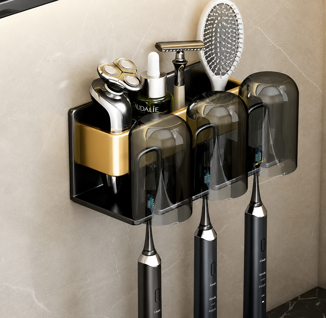 Halden No-Drill Wall Rack
