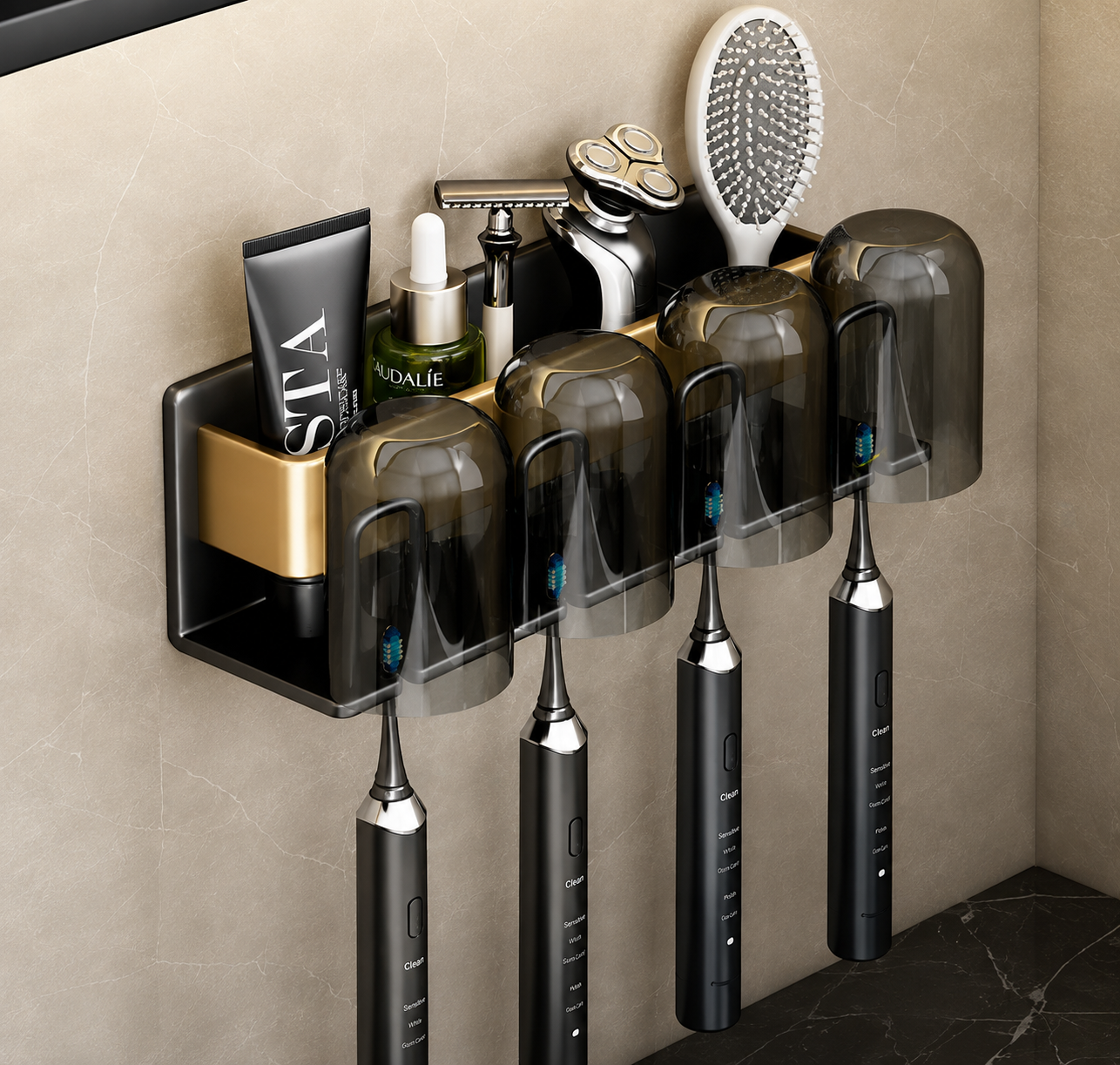 Halden No-Drill Wall Rack
