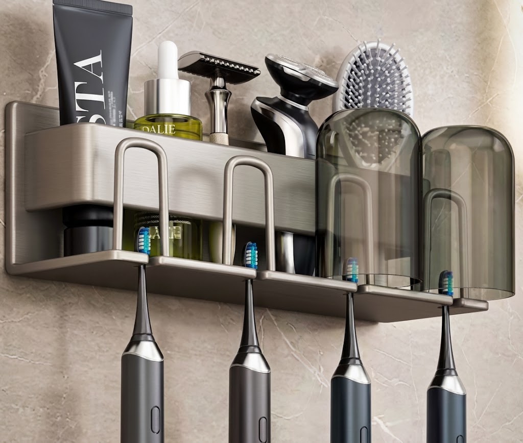 Halden No-Drill Wall Rack
